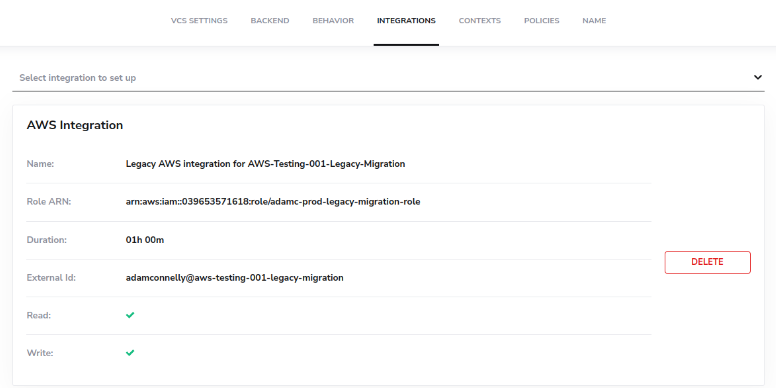 Legacy integration attachment